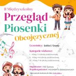 Przegląd Piosenki Obcojęzycznej 28 kwietnia 2026r.